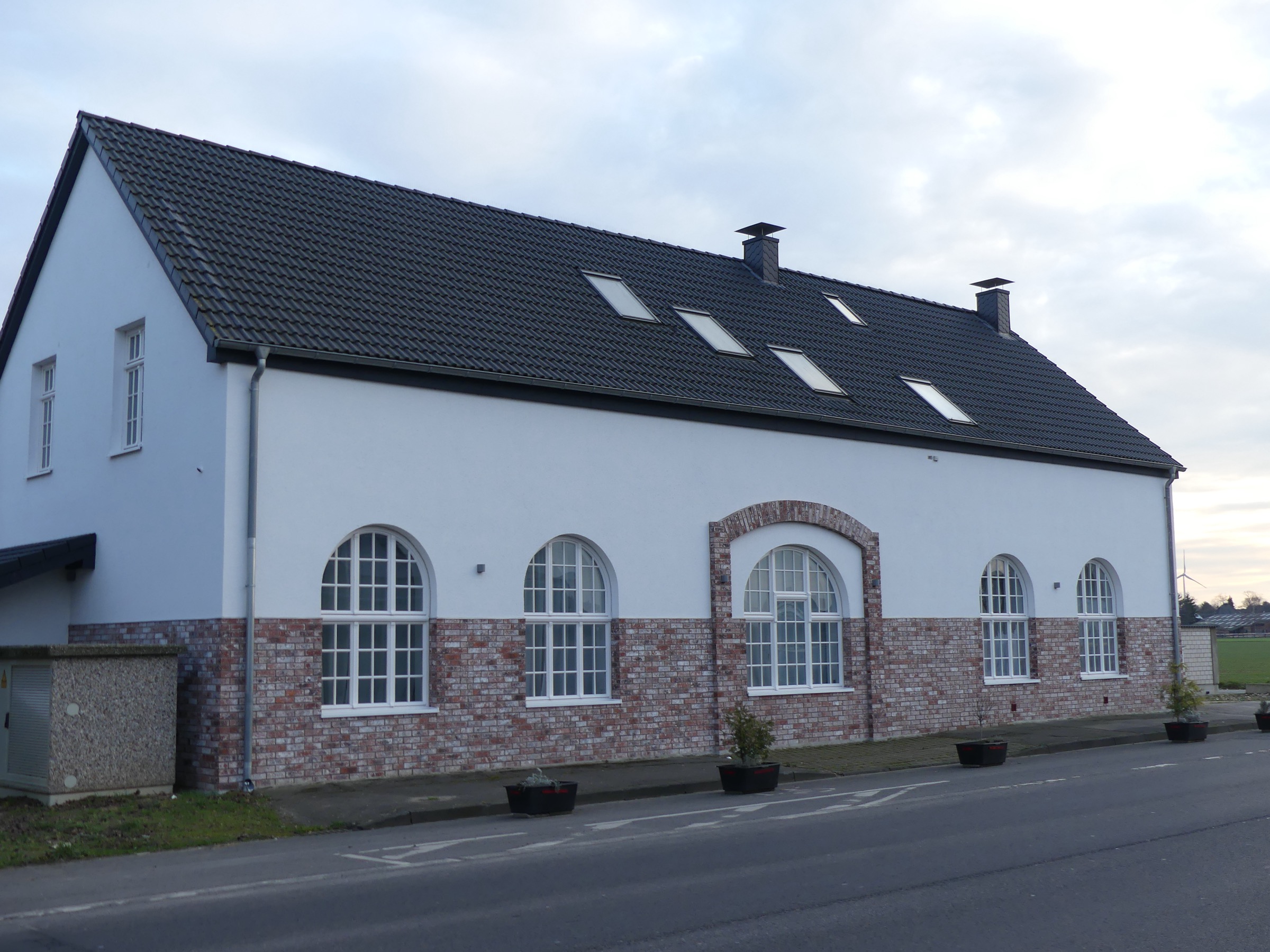 Terrasse mit Überdachung